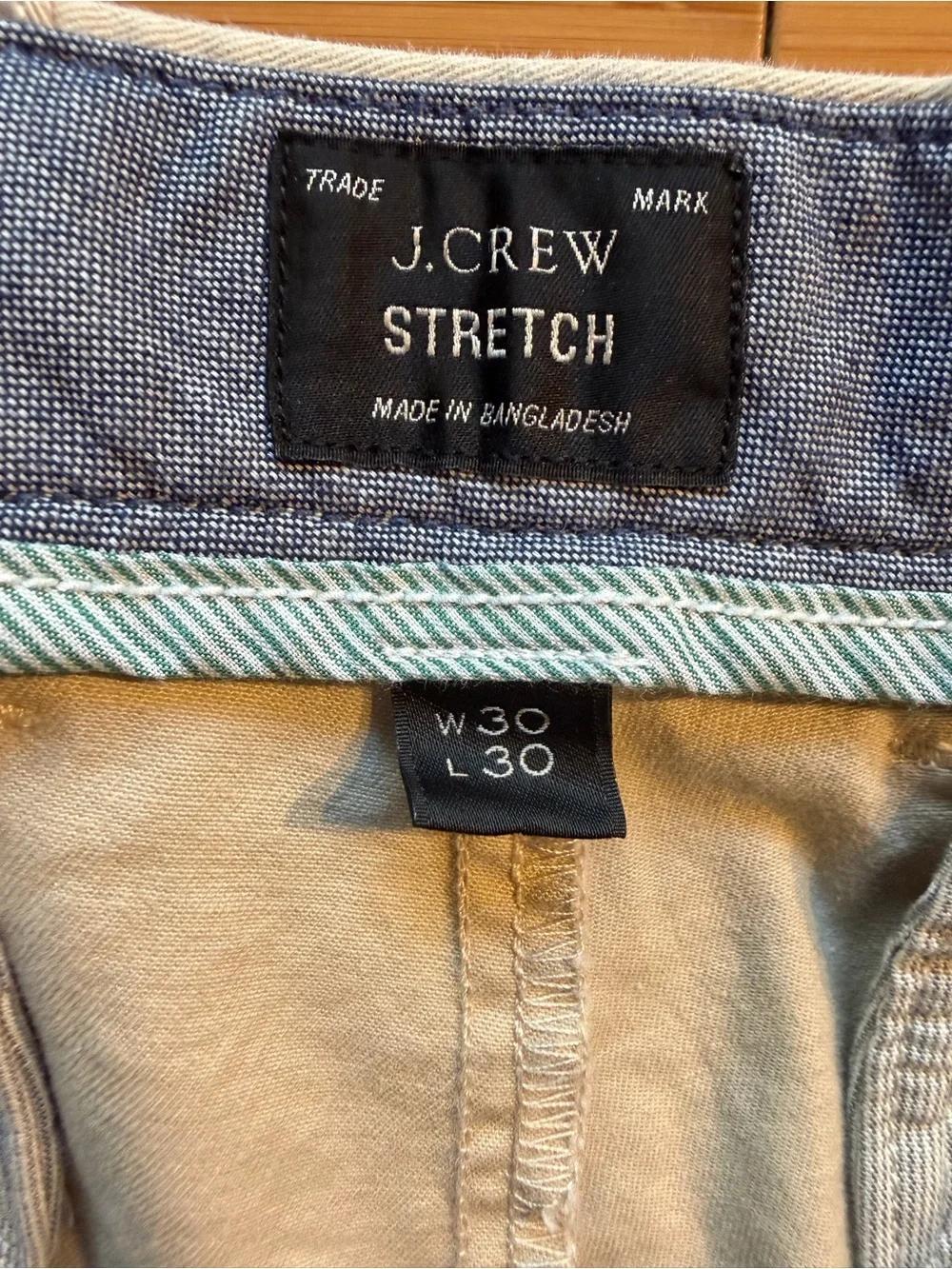 J.Crew 250 Skinny-Fit Stretch Chino Pants Men’s W30 L30 Beige